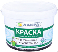 Лакра интерьерная влагостойкая белая для стен и потолков 14 кг