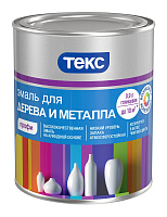 Эмаль ТЕКС Профи для дерева и металла глянцевая (База А) 0.9 л