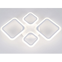 Люстра Schaffner Estero 39205-2+2 LED 72W 6120LM 3000K-6000K белый