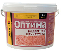 Штукатурка роллерная ОПТИМА фактурное покрытие  RAL 7004 Prorab PROL-cr01-1 (15кг)
