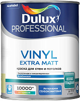 Краска Dulux Professional Vinyl Extra Matt 5686372 глубокоматовая белая база BW (1л)