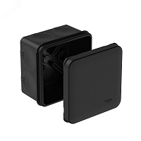 Коробка распределительная с мембранными вводами MultiBox 70*70*42мм черная Systeme Electric 6195654