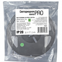 Лента светодиод  714438 NLS-3528W60-4.8-IP20-12V  по 5м серия PRO желтый цвет