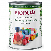 Краска для игрушек Biofa красная 8005-4-34 (0.125л)