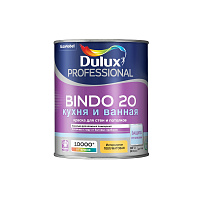 Dulux PROF Bindo 20 краска для стен и потолков в ванной и на кухне 0.9 л