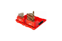 Сверло по металлу набор 19штук 1-10мм HSS-Co Milwaukee 4932493867