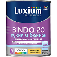 Краска для стен и потолков Professional Bindo 20 полуматовая белая база BW Luxium 50034721 (1л)