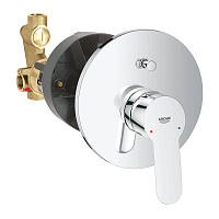 Смеситель BauEdge, для ванны, встраиваемый, цвет хром GROHE 29079000