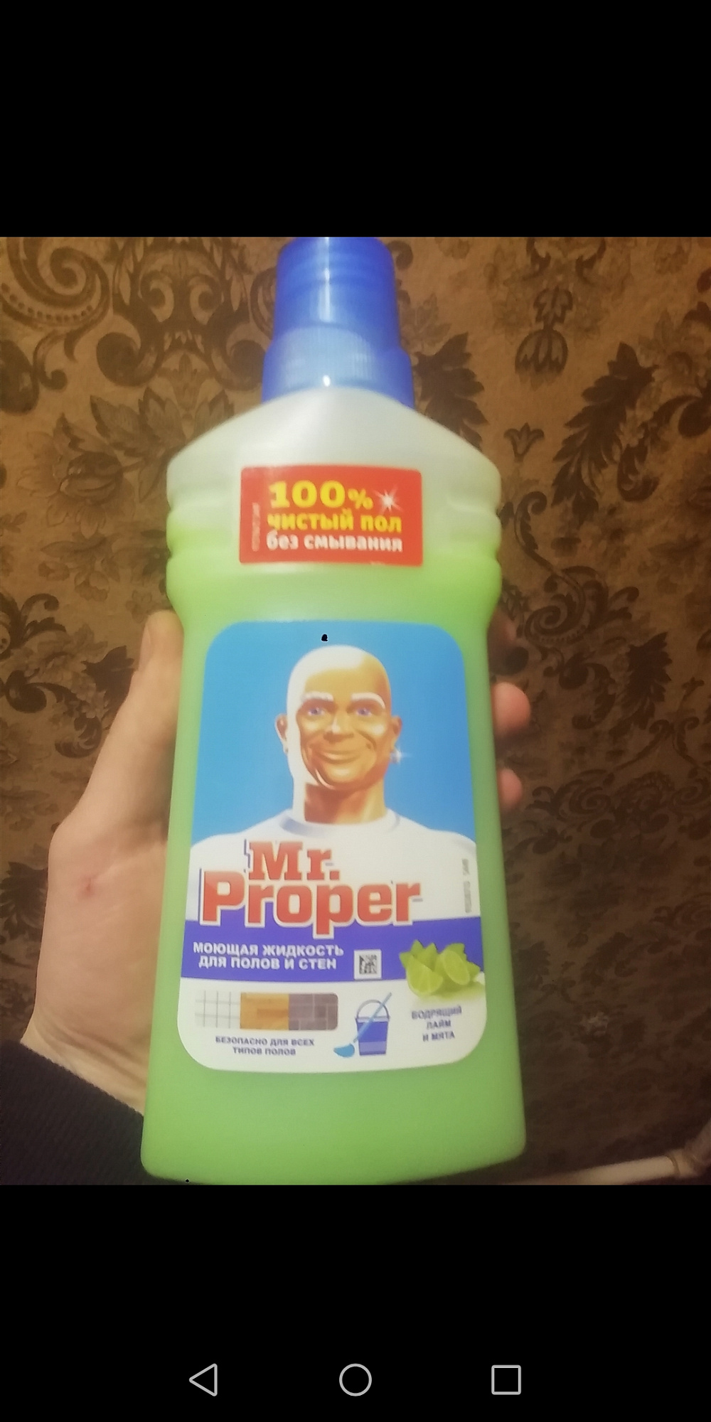 бх Моющ/ср-во Жидкость д/полов и стен MR. PROPER 500мл Бодр.лайм и мята купить 2