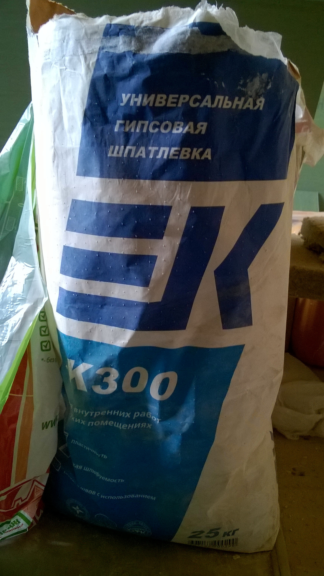 Шпатлевка гипсовая финишная ЕК K300 FINISH (20кг) доставка Нижний Новгород 4 Шпатлевка гипсовая финишная ЕК K300 FINISH (20кг) купить 4