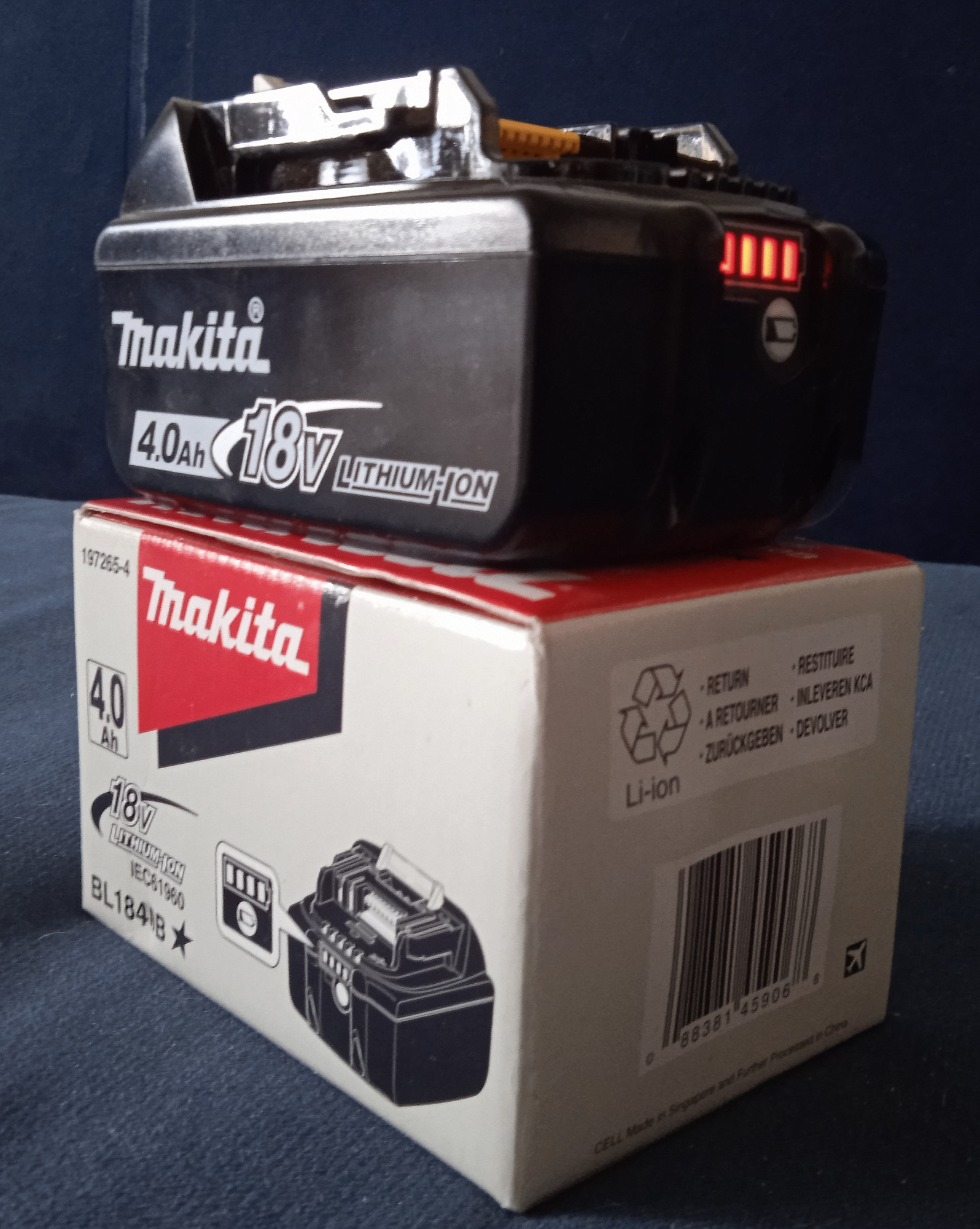 Аккумулятор Makita BL1840 (196397-4) доставка Нижний Новгород 1 Аккумулятор Makita BL1840 (196397-4) купить 1