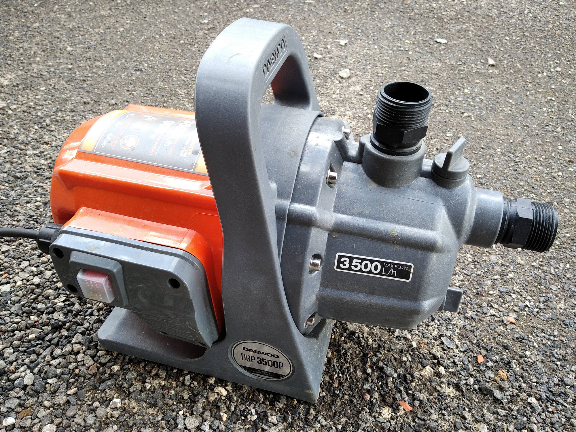 Насос садовый DAEWOO DGP 3500P 900Вт, 8м/44м 3500л/ч доставка Нижний Новгород 9 Насос садовый DAEWOO DGP 3500P 900Вт, 8м/44м 3500л/ч купить 9