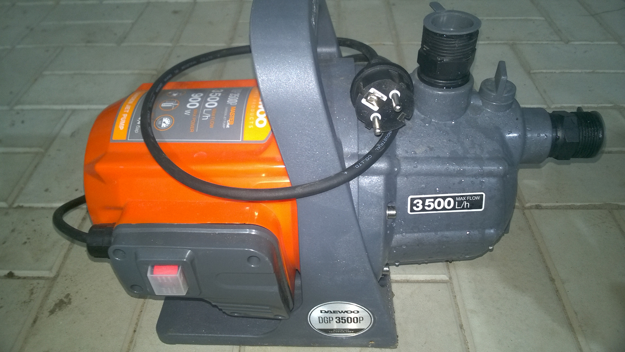 Насос садовый DAEWOO DGP 3500P 900Вт, 8м/44м 3500л/ч доставка Нижний Новгород 7 Насос садовый DAEWOO DGP 3500P 900Вт, 8м/44м 3500л/ч купить 7