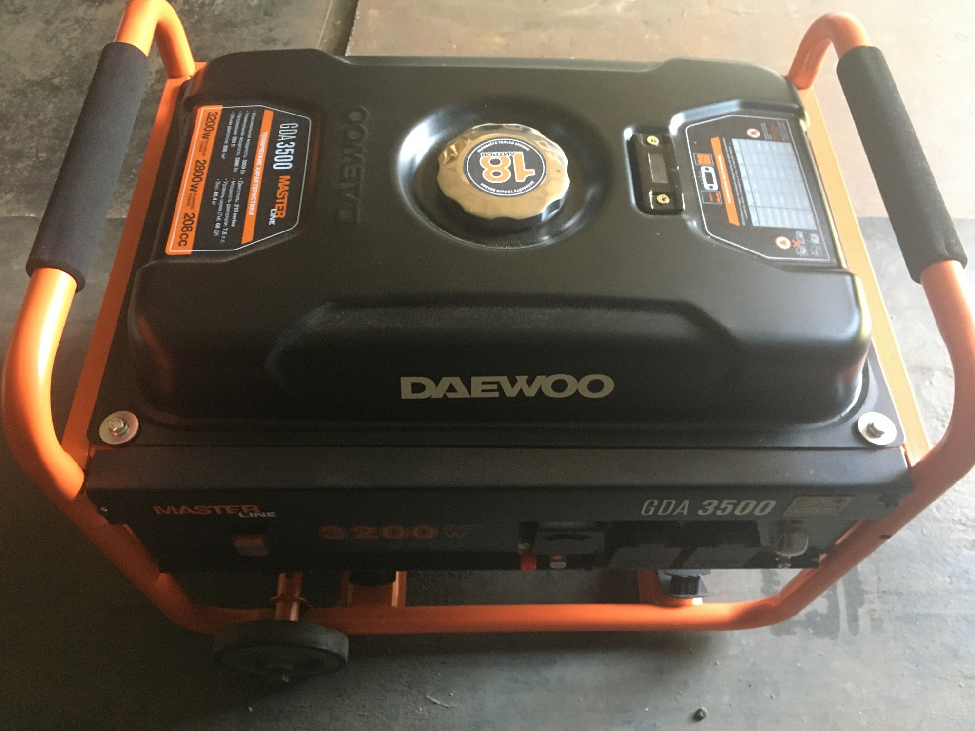 Бензогенератор DAEWOO GDA 3500 купить 12