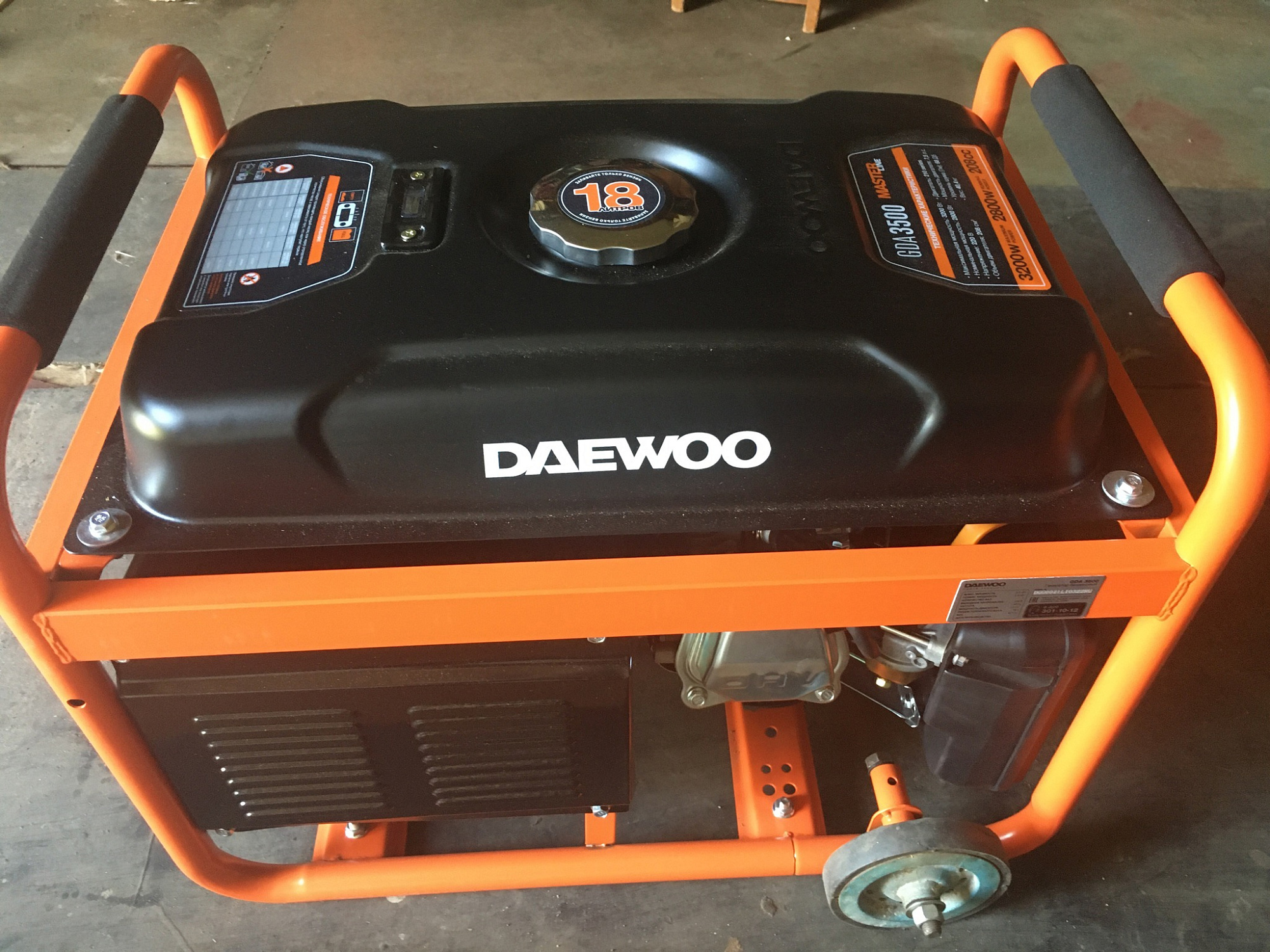 Бензогенератор DAEWOO GDA 3500 купить 16