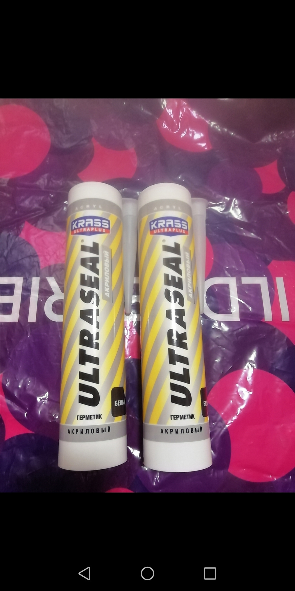 Герметик акриловый Ultraseal белый Krass (0.26л)  купить 3