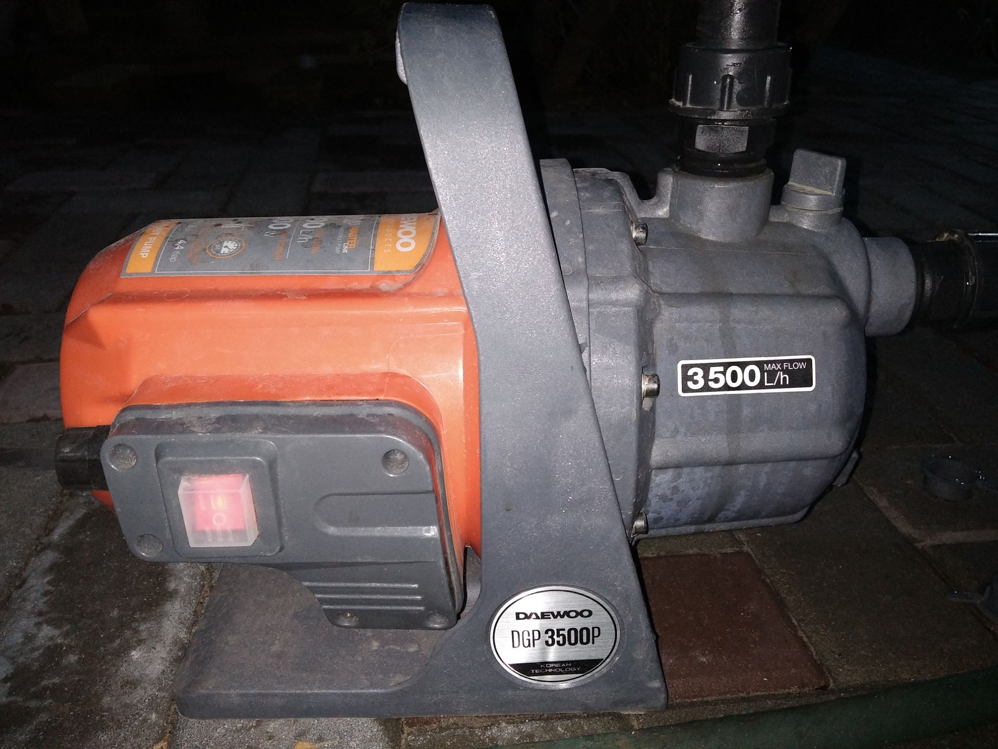 Насос садовый DAEWOO DGP 3500P 900Вт, 8м/44м 3500л/ч доставка Нижний Новгород 6 Насос садовый DAEWOO DGP 3500P 900Вт, 8м/44м 3500л/ч купить 6