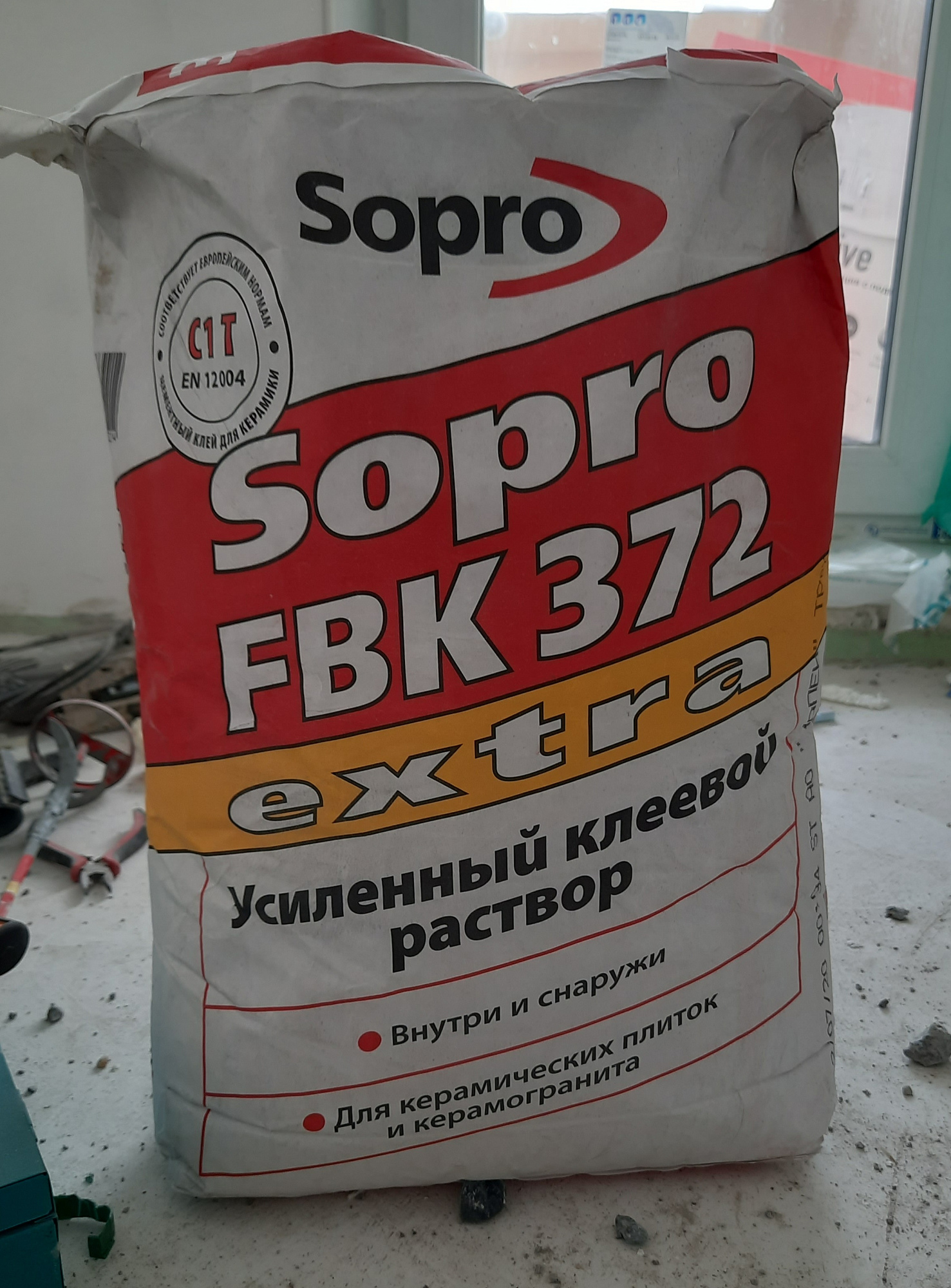 Плиточный клей Mapei Sopro FBK 372 extra купить 1