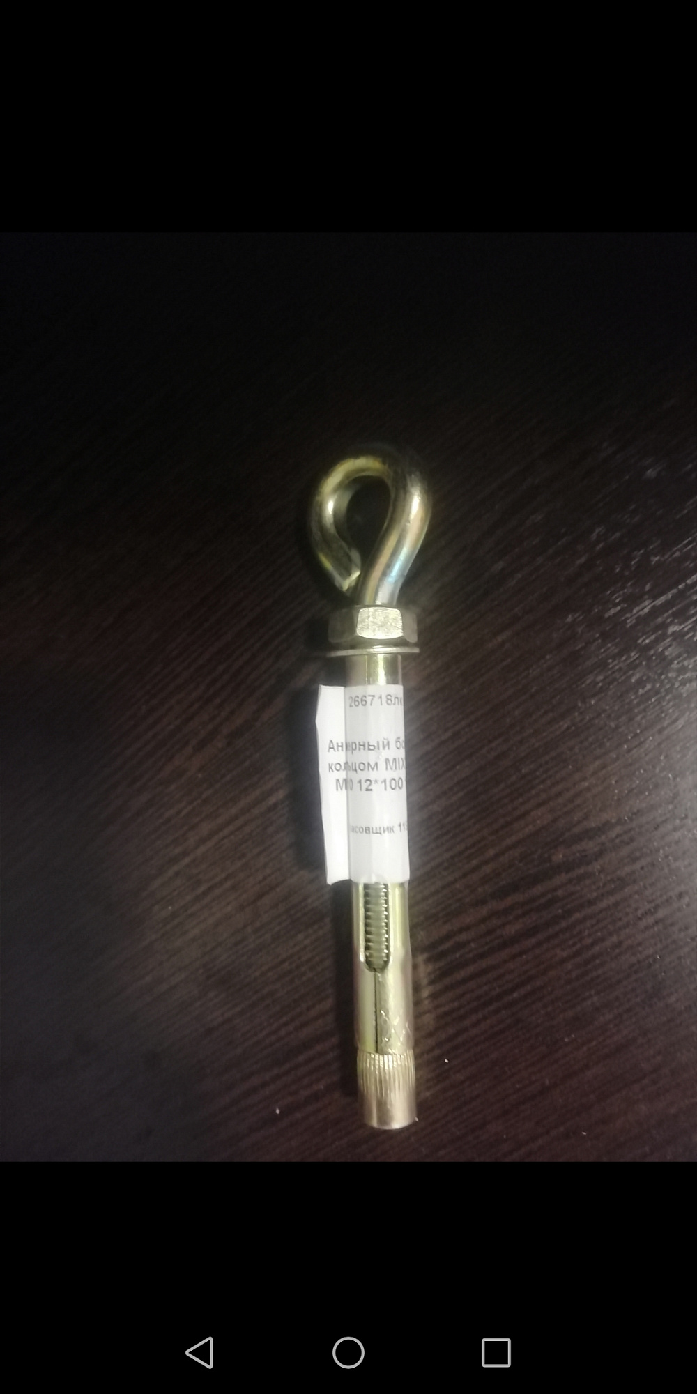 Анкерный болт с кольцом MIXTON М10 12*100 1шт доставка Нижний Новгород 2 Анкерный болт с кольцом MIXTON М10 12*100 1шт купить 2